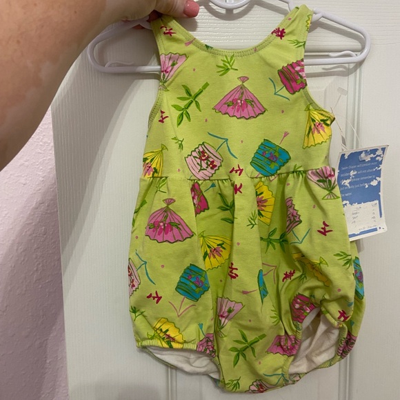 NWT Talbots Chinese Fan Toddler Swimsuit 18 months - Picture 1 of 4